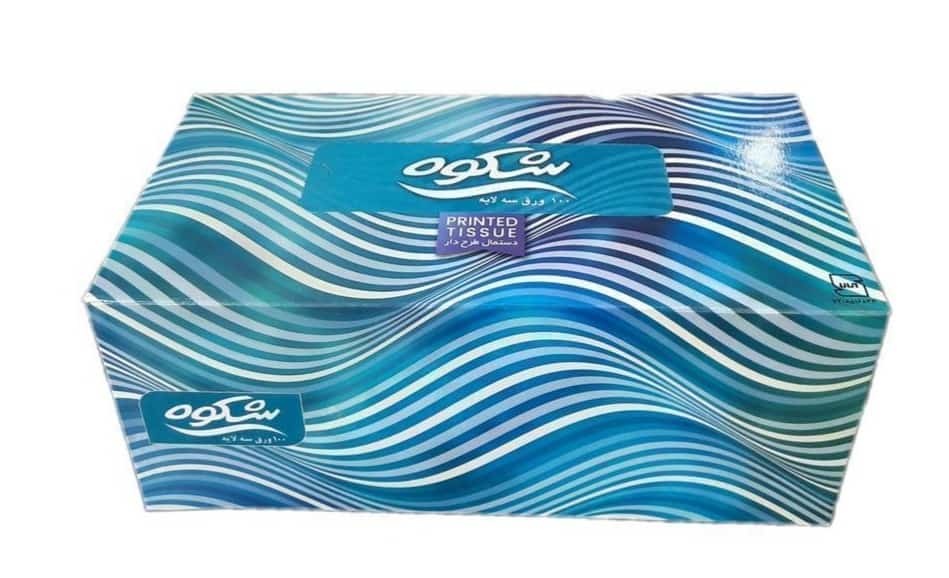 تصویر 1 از دستمال کاغذی شکوه ضد حساسیت برای پوست حساس